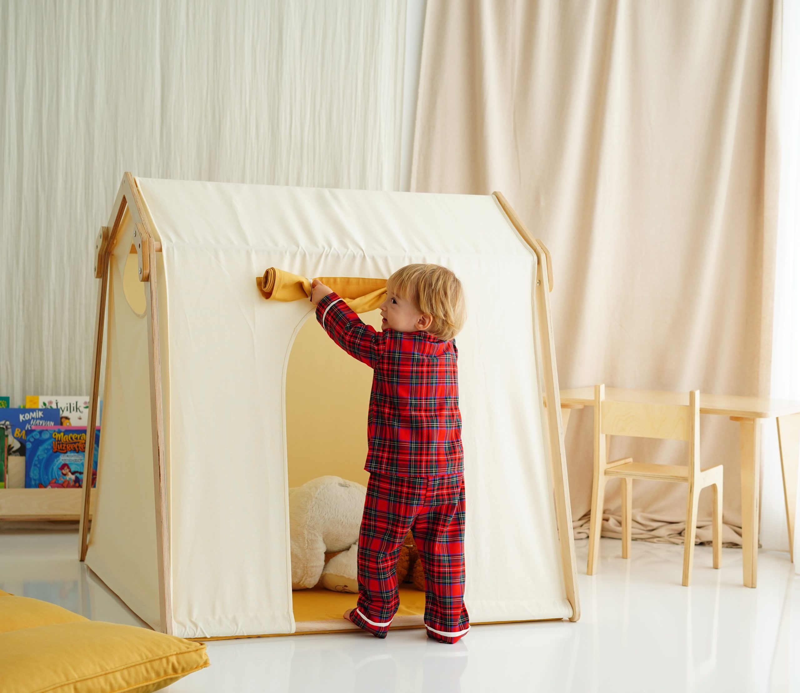 Ahşap Çocuk Oyun Çadırı