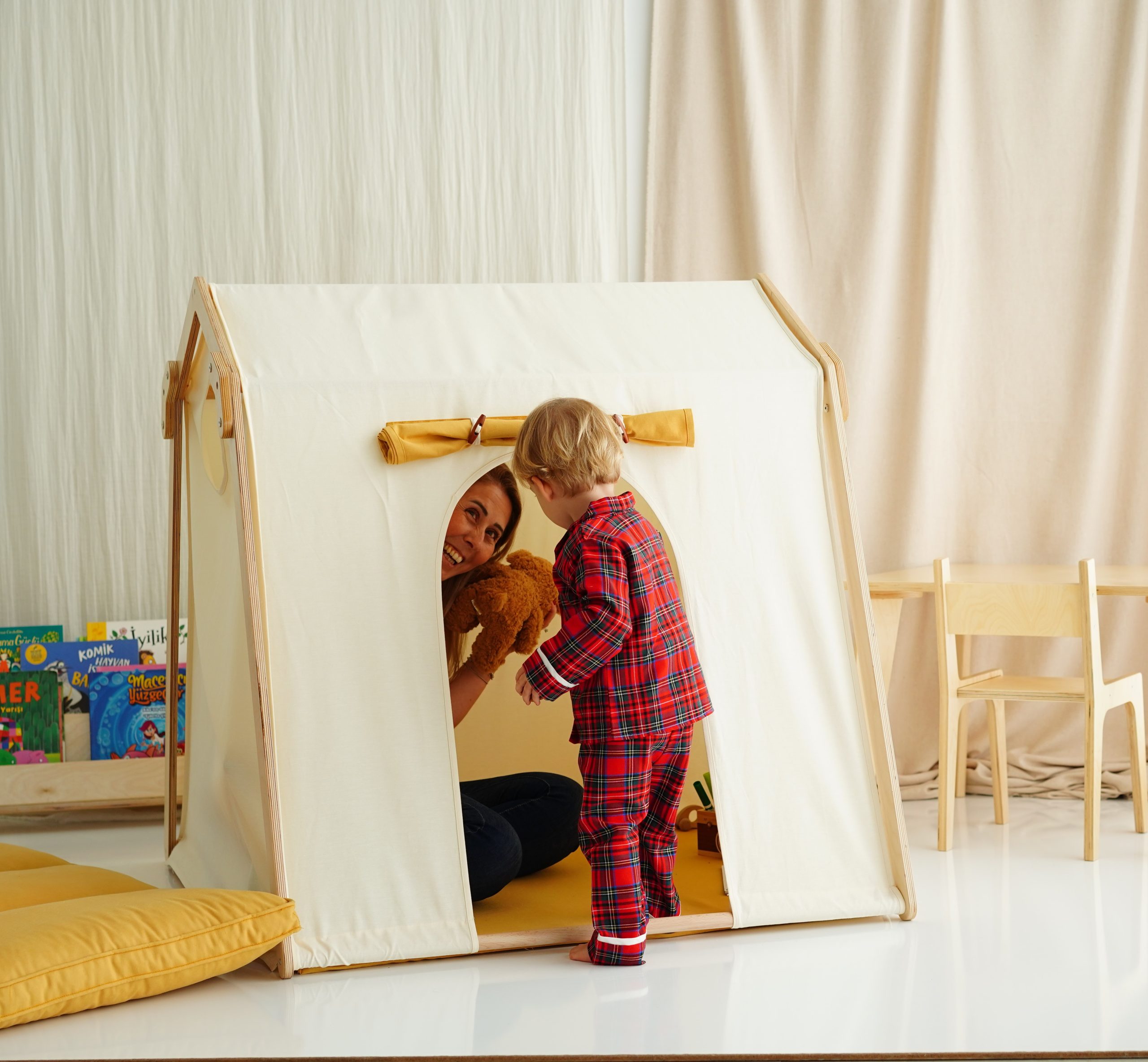 Ahşap Çocuk Oyun Çadırı - Görsel 7