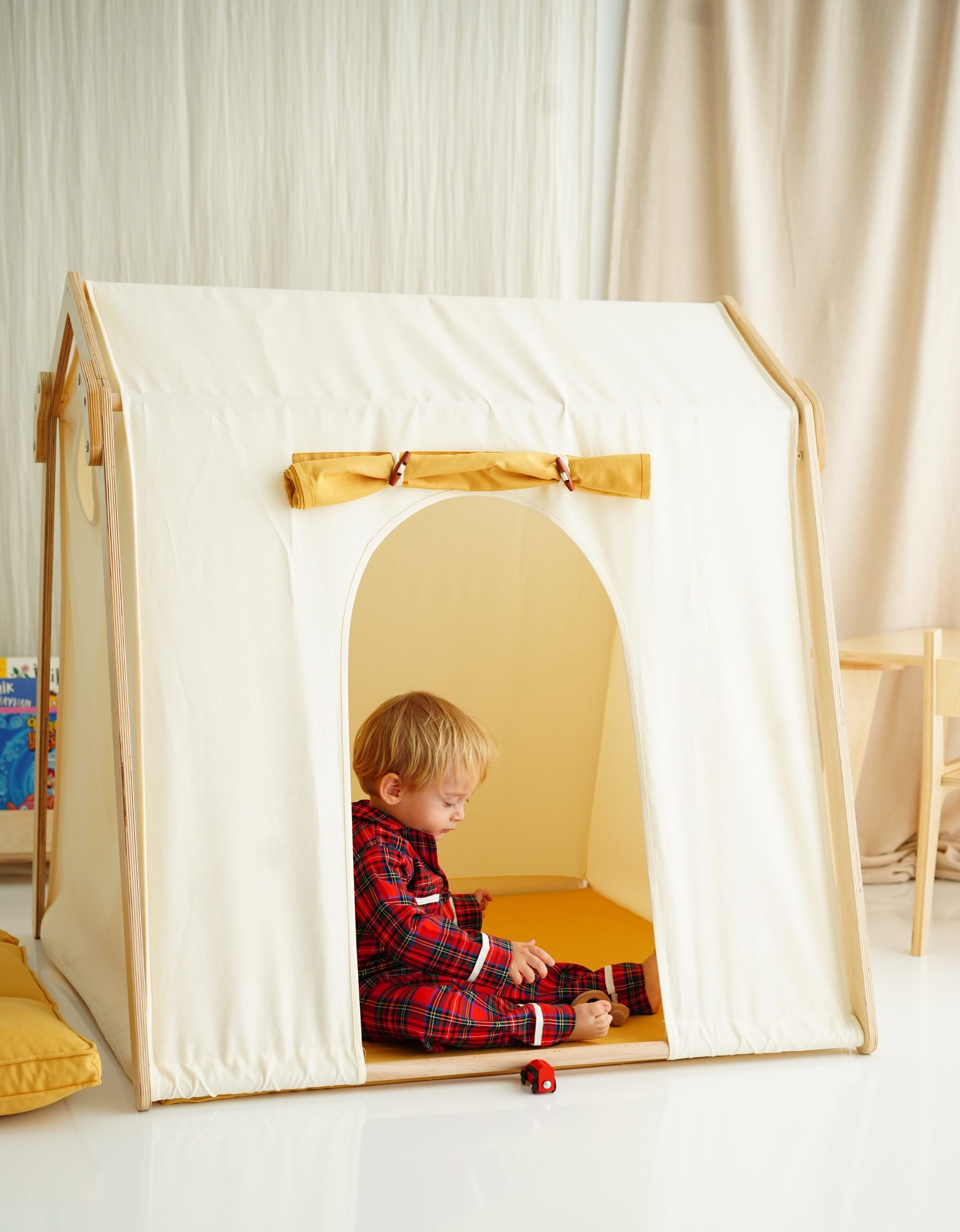 Ahşap Çocuk Oyun Çadırı - Görsel 3