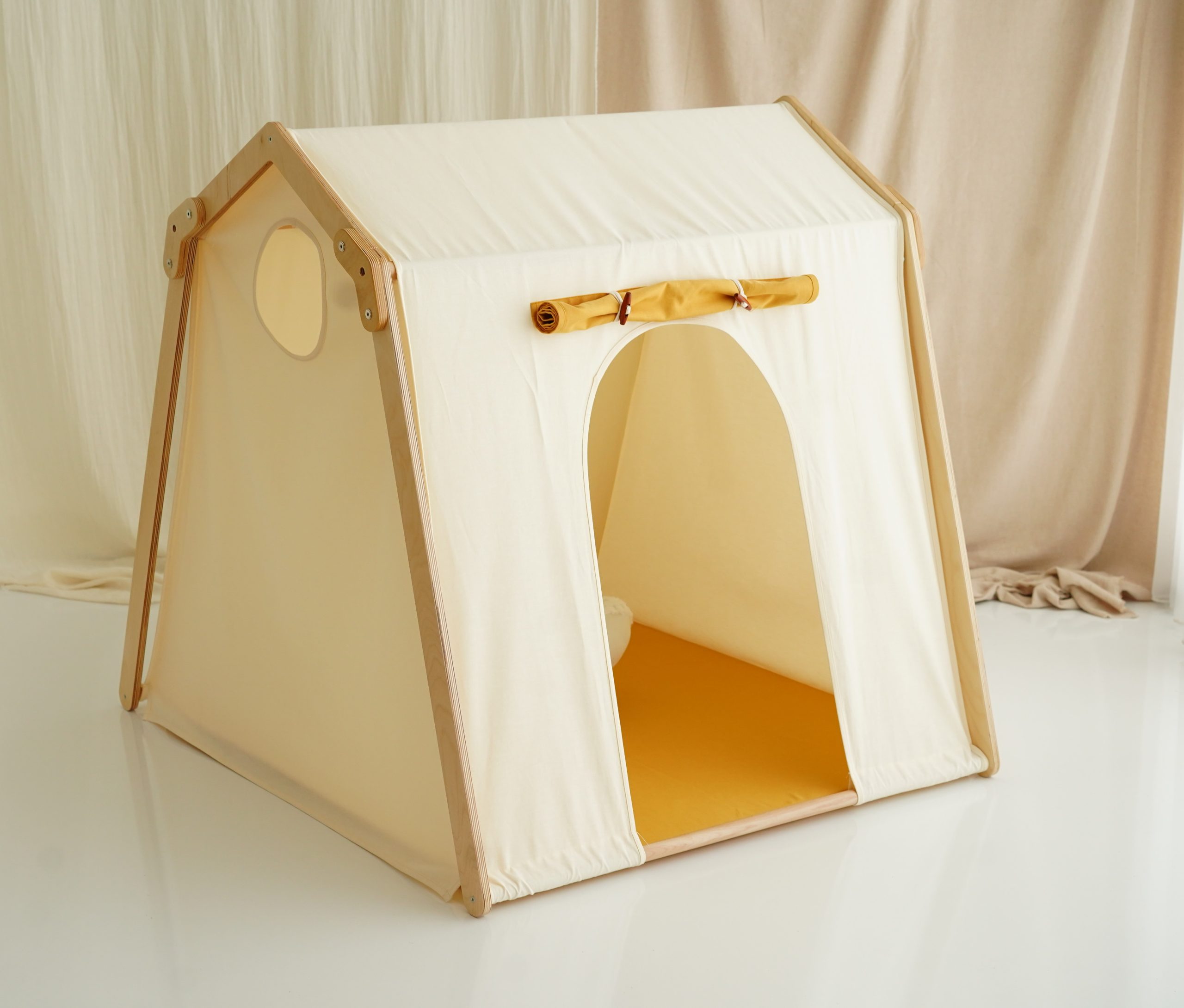 Ahşap Çocuk Oyun Çadırı - Görsel 11