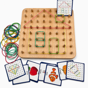 Geoboard / Lastik Geçirme Çocuk Oyuncağı