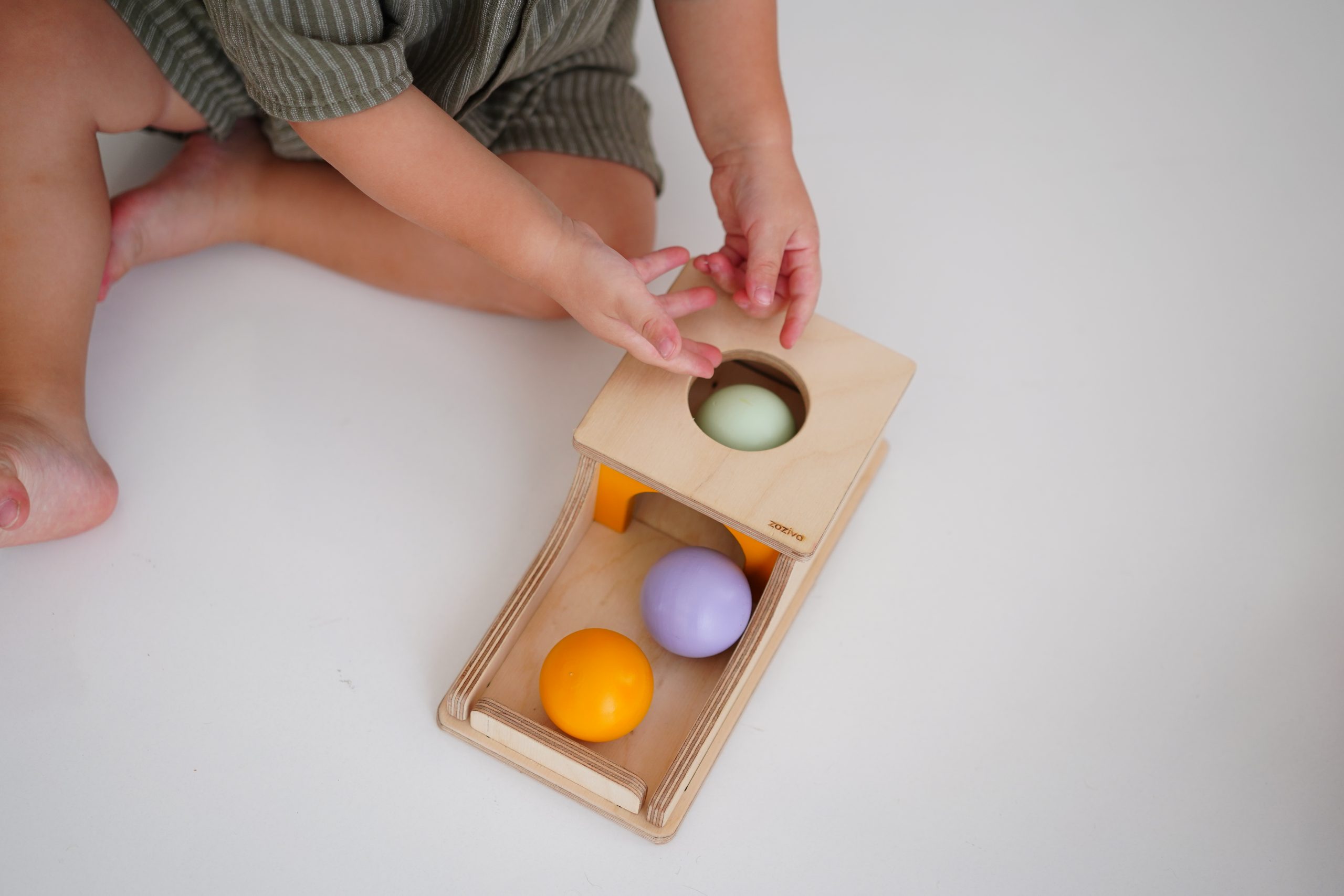 Montessori Süreklilik Kutusu, Pastel Renkli Toplar, Eğitici Ahşap Oyuncak - Görsel 7