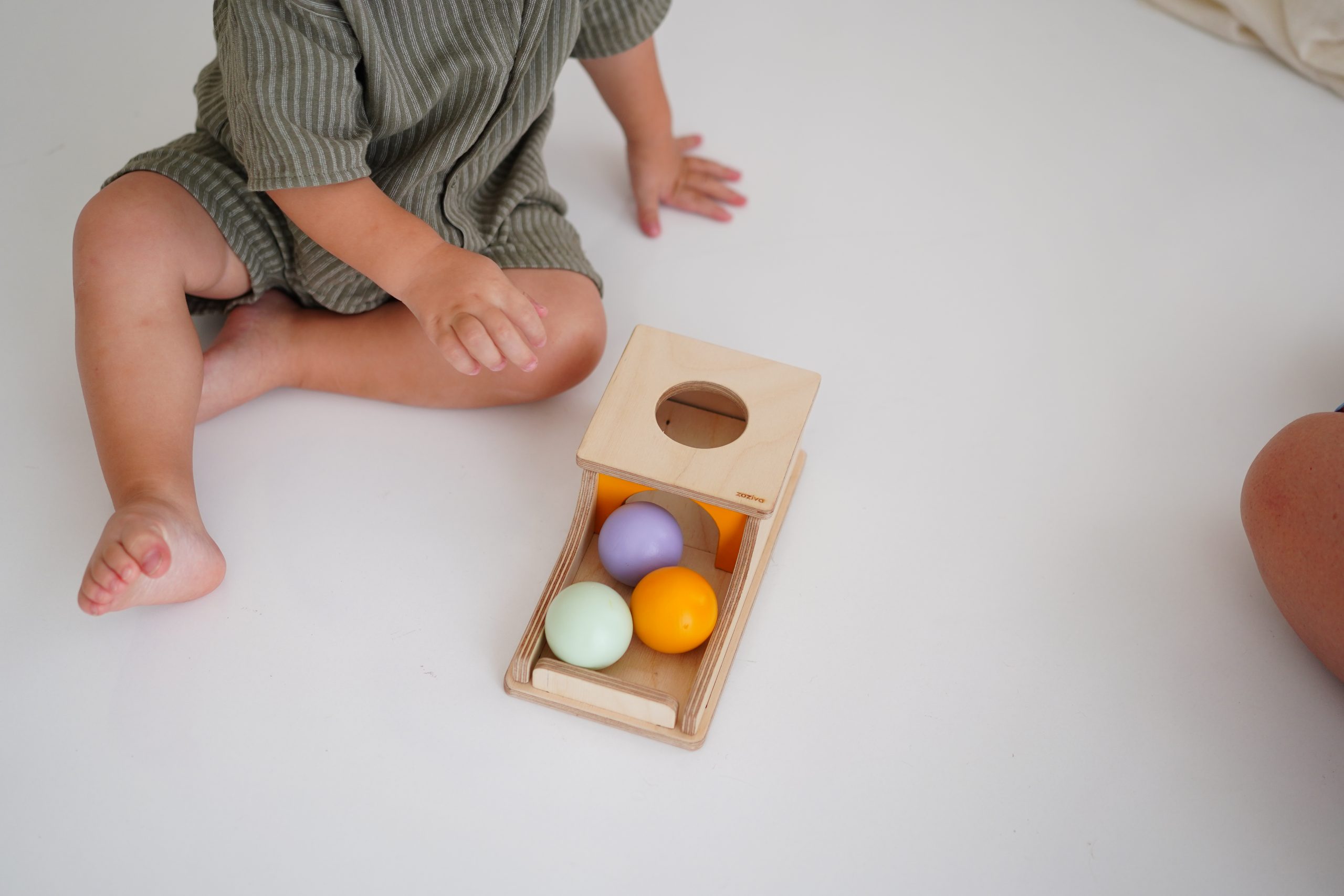 Montessori Süreklilik Kutusu, Pastel Renkli Toplar, Eğitici Ahşap Oyuncak - Görsel 8